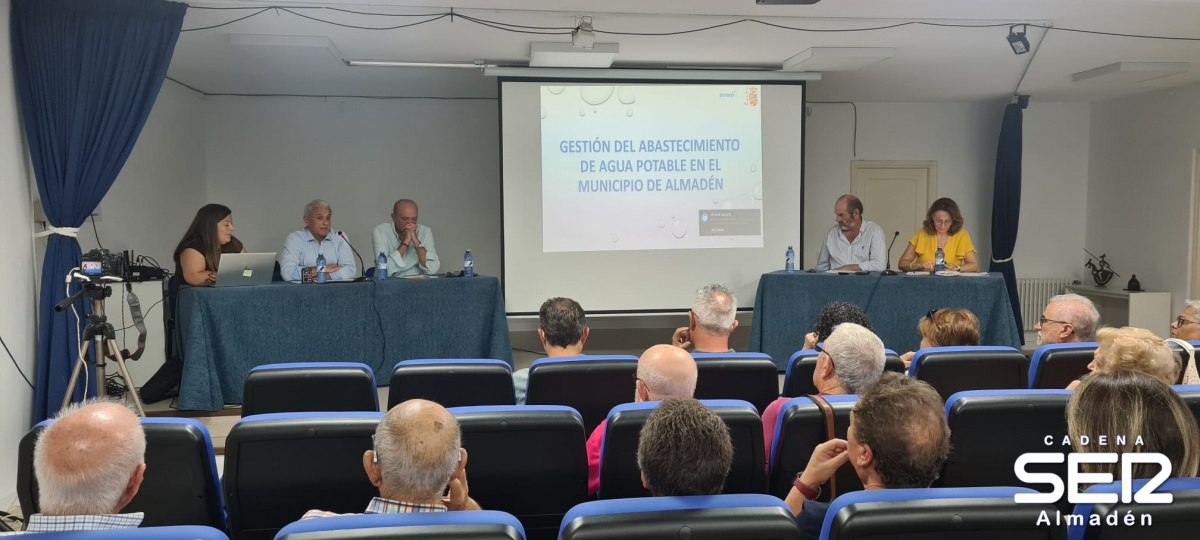 Almadén no firmará el convenio ofrecido por la Junta del abastecimiento de agua